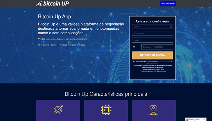 Mainpage Bitcoin UP BR