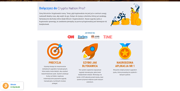 Mainpage Screenshot Crypto Nation Pro 2 PL