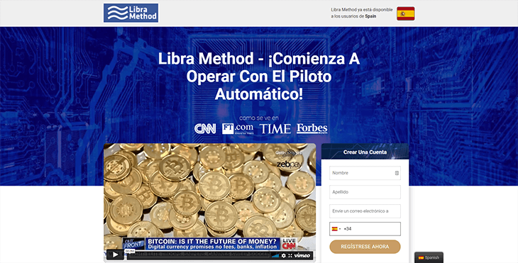 Mainpage Screenshot Libra Method ES