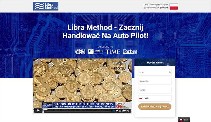 Mainpage Screenshot Libra Method PL